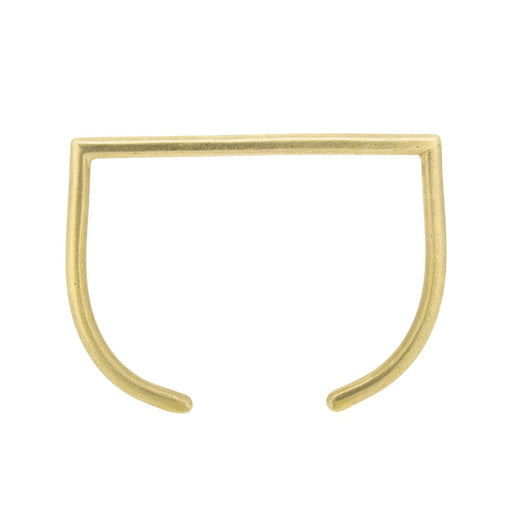 Simple cuff bracelet in brass